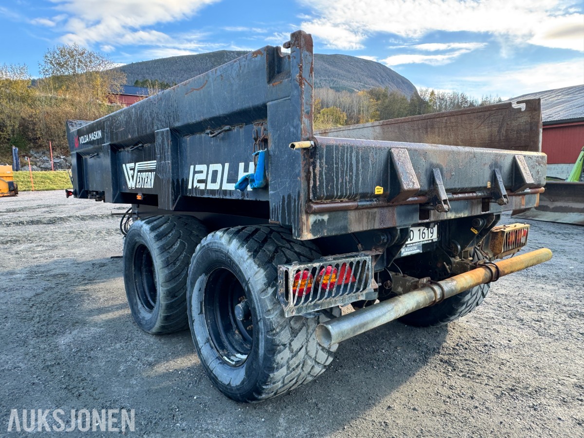 Richard Western WF12DL - Dumperhenger til traktor med kulekobling