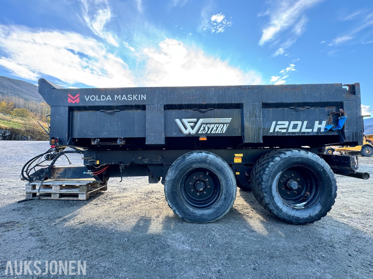 Richard Western WF12DL - Dumperhenger til traktor med kulekobling