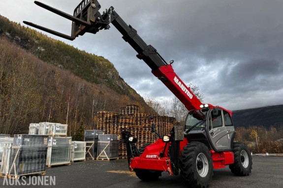 2020 Manitou MT1840 100P ST4 teleskoptruck med skuffe gafler og jibb
