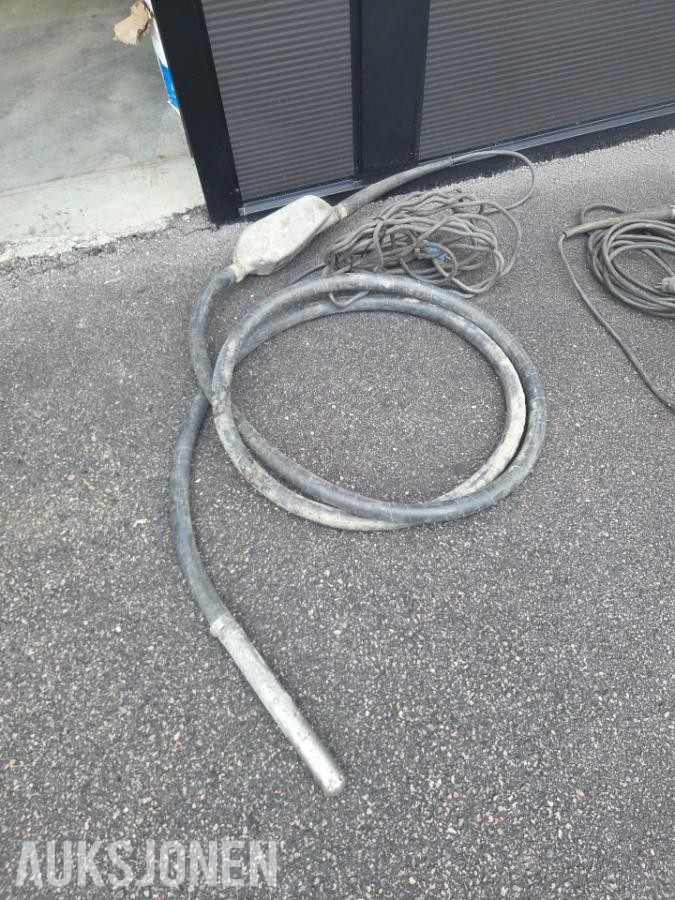 Betongvibratorer 3 stk 230V 
