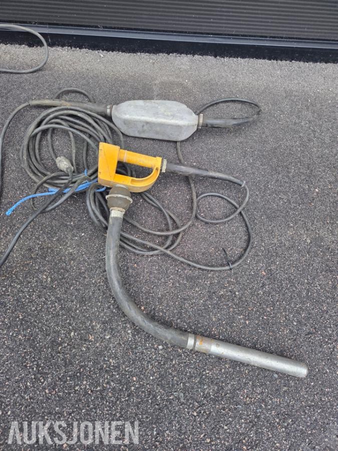 Betongvibratorer 3 stk 230V 