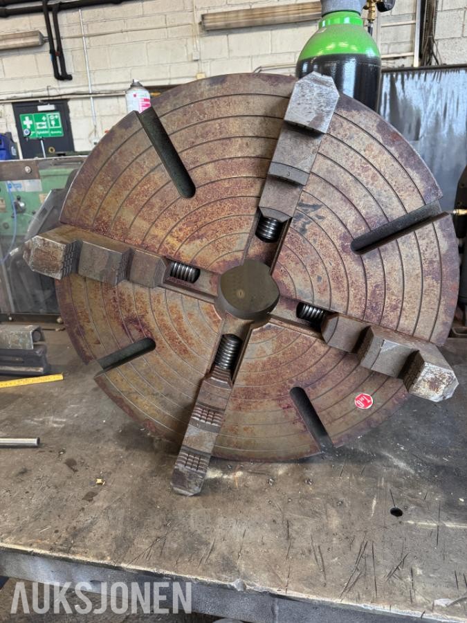 TdeG 4-bakket dreiechuck / planskive – Ø600 mm