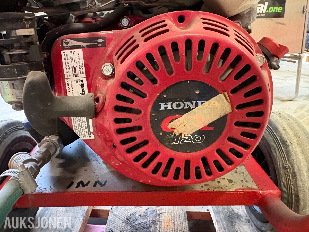TPM-50 bensindrevet trykkprøvepumpe med Honda GX120
