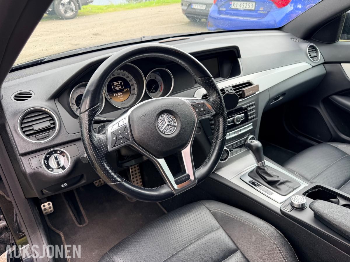 2012 Mercedes-Benz C 180 1.8 bensin 156HK Automat, Cruisekontroll, S+V Dekk