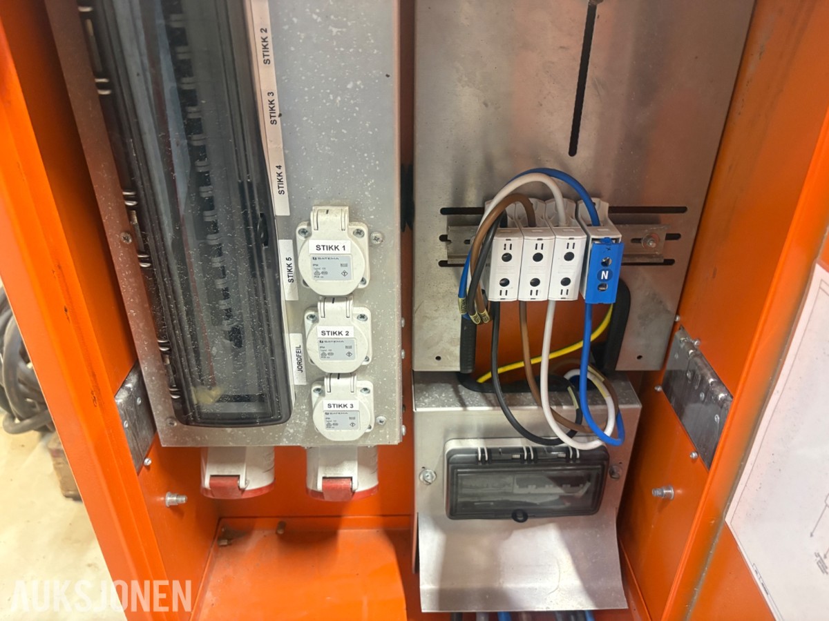 Satema HS 63A 00203-R 400V hovedsentral med stativ