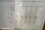 Satema HS 63A 00203-R 400V hovedsentral med stativ