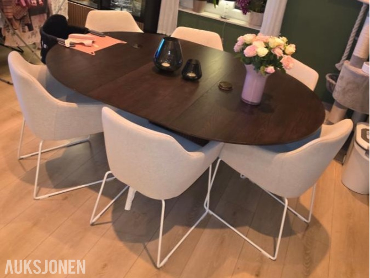 2025 IKEA TOSSBERG – 6 stk. spisestoler – Som nye