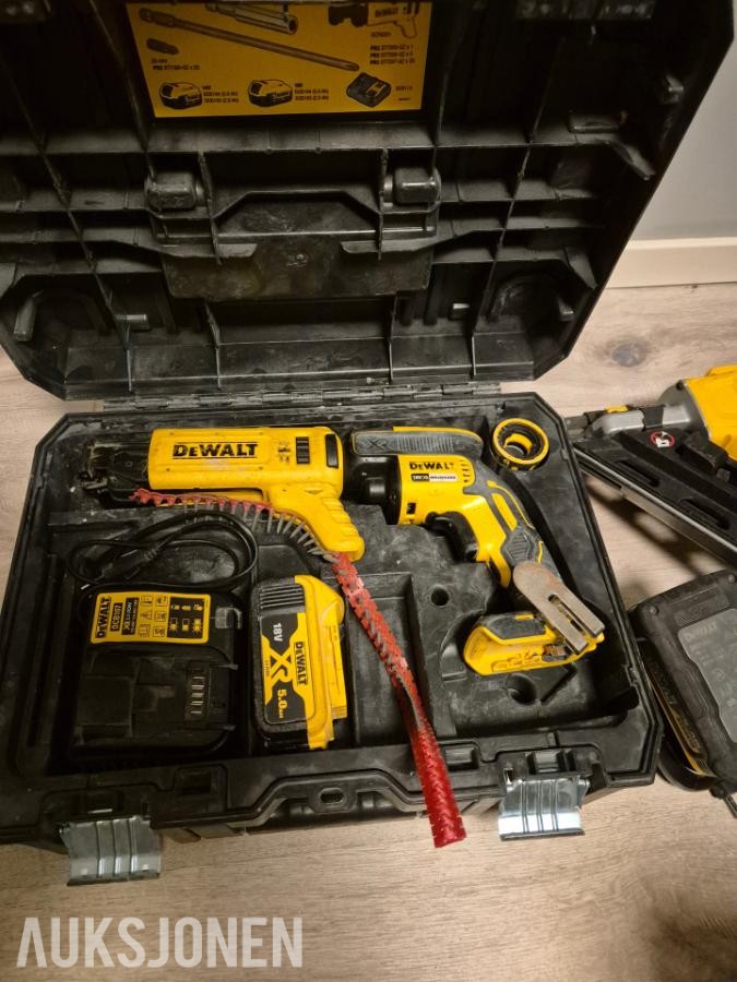 Dewalt bostich bosch fein protool Gipstrekker. Dykerpistol - div verktøy