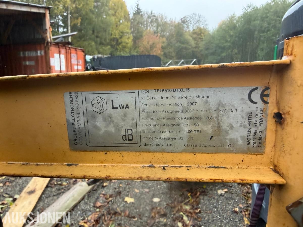 2007 Worms Tristar 6510 aggregat