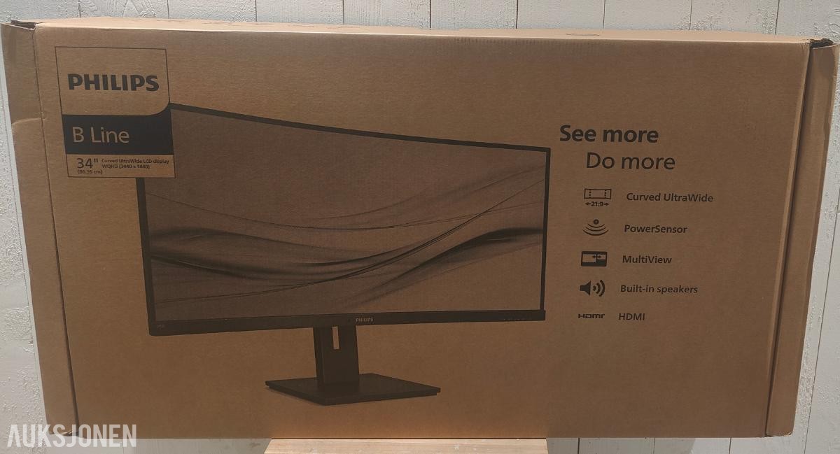 Pc-skjerm - Philips Brilliance 345B1C/00 34'' buet