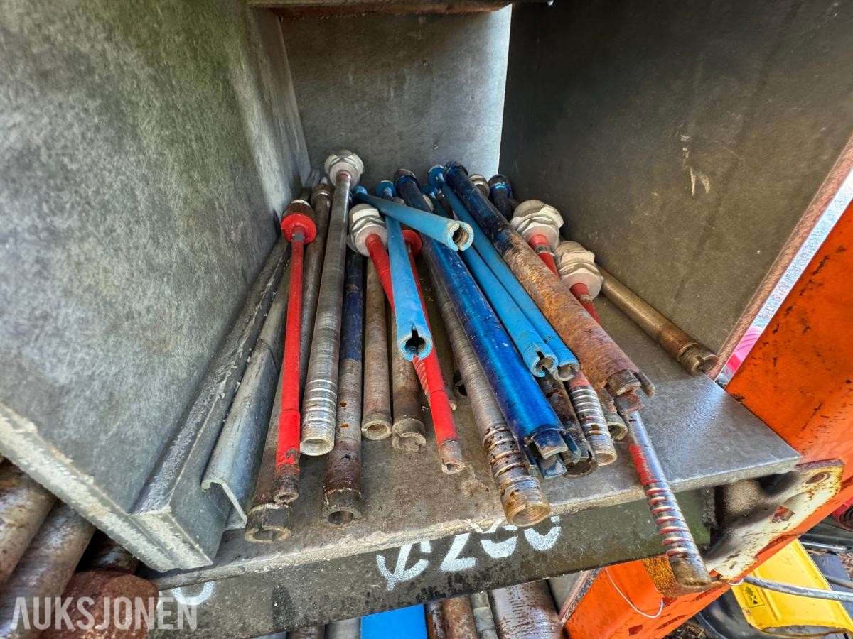Diamant kjernebor betong / diverse dimensjoner med reol 