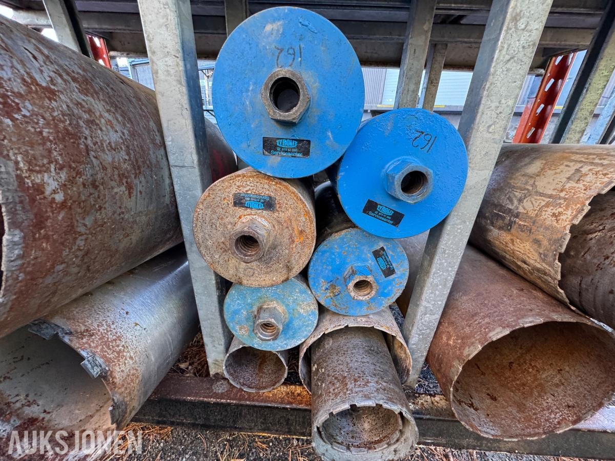Diamant kjernebor betong / diverse dimensjoner med reol 