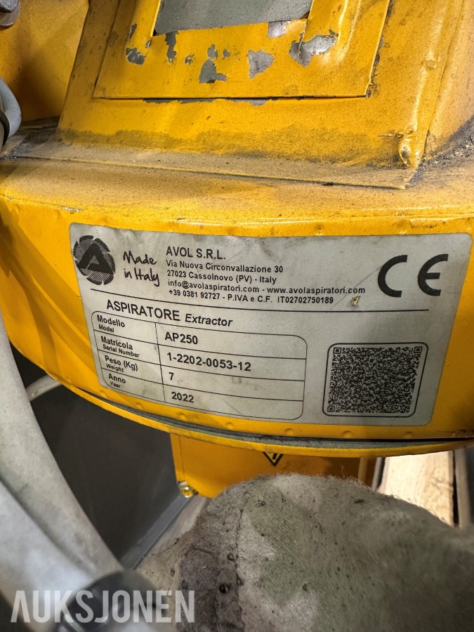 2002 GRIT GX 75 BÅNDSLIPER MED AVSUG