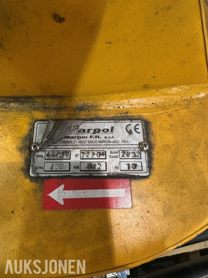 2002 GRIT GX 75 BÅNDSLIPER MED AVSUG