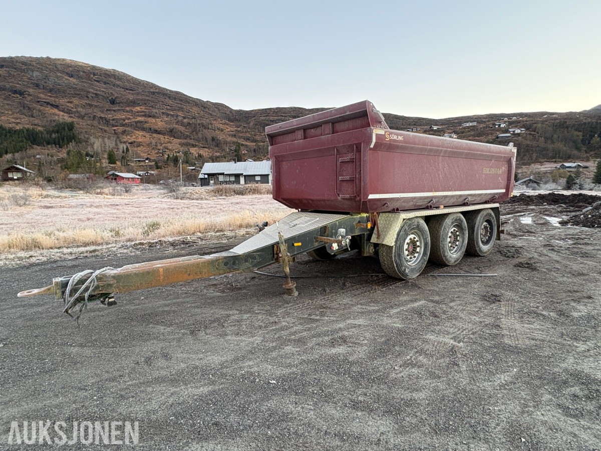 2018 Ilsbo 3SFGN trippelkjerre - tippkjerre