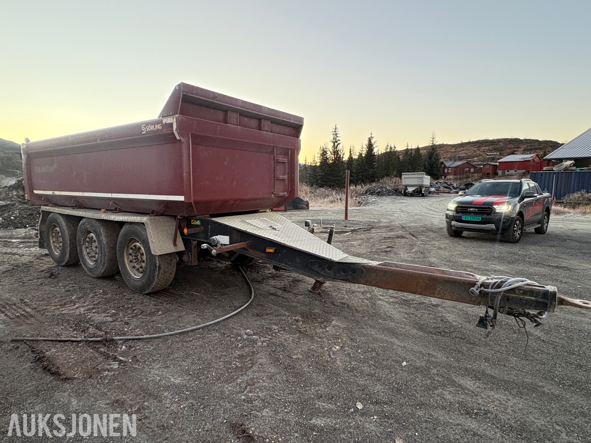 2018 Ilsbo 3SFGN trippelkjerre - tippkjerre
