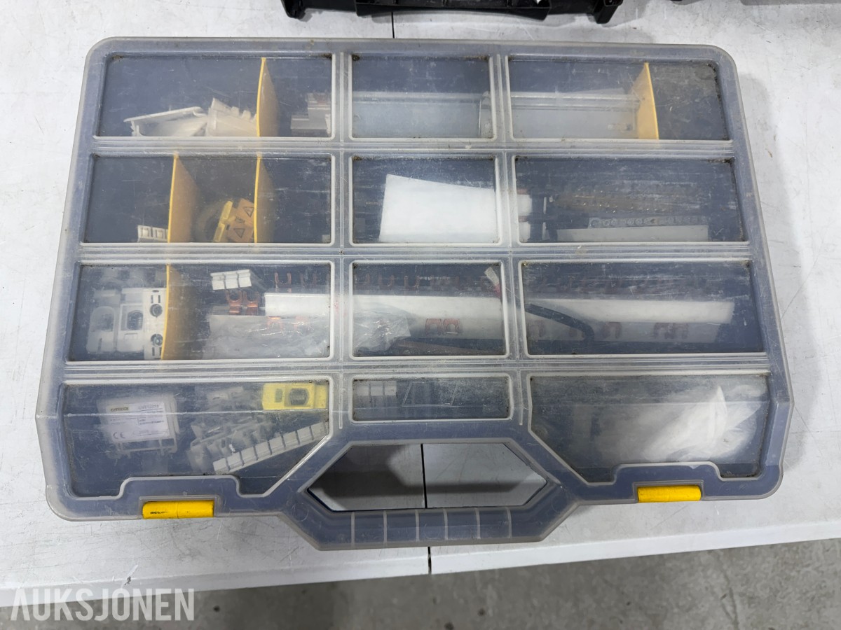 Stort parti Castor, WAGO og elektro-/installasjonsmateriell