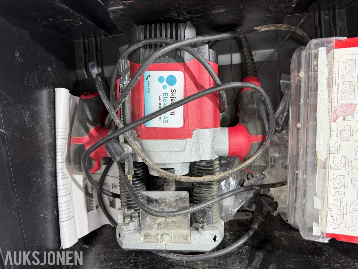 Parti elektroverktøy fra Hilti, Bosch, Hitachi og Steinel