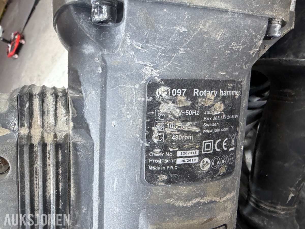 Parti elektroverktøy fra Hilti, Bosch, Hitachi og Steinel
