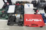 Parti elektroverktøy fra Hilti, Bosch, Hitachi og Steinel