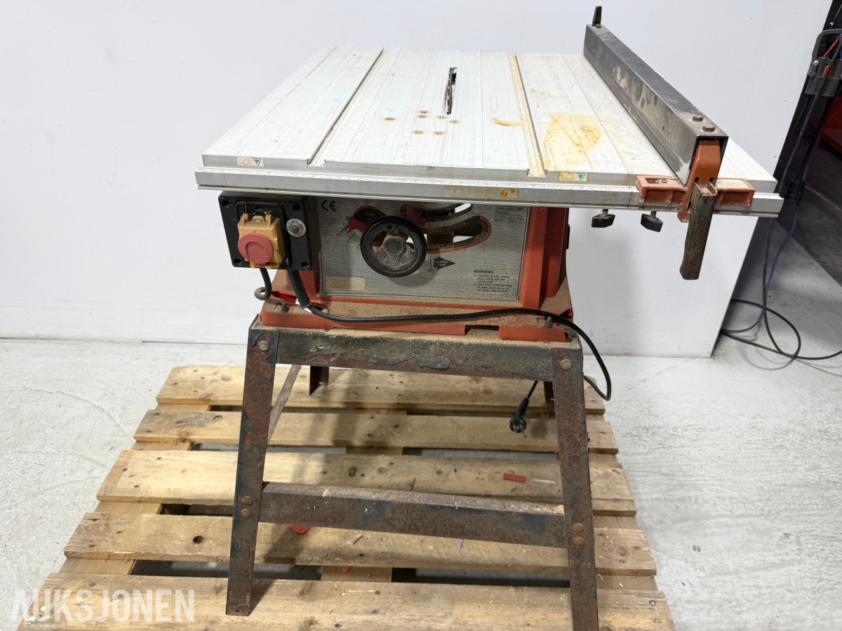 Bordsag TS10 254 mm / 1400 W med understell