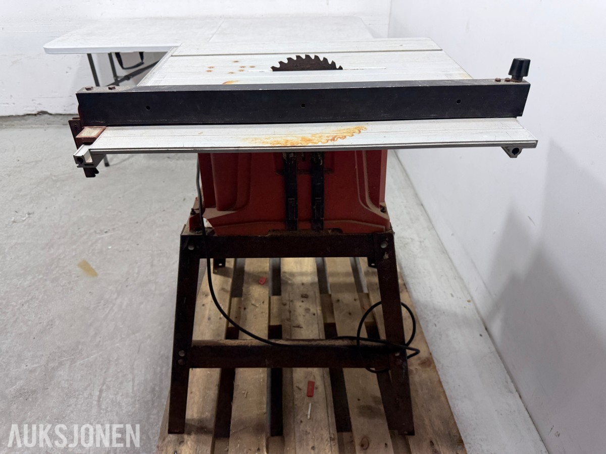 Bordsag TS10 254 mm / 1400 W med understell