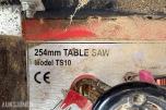 Bordsag TS10 254 mm / 1400 W med understell 