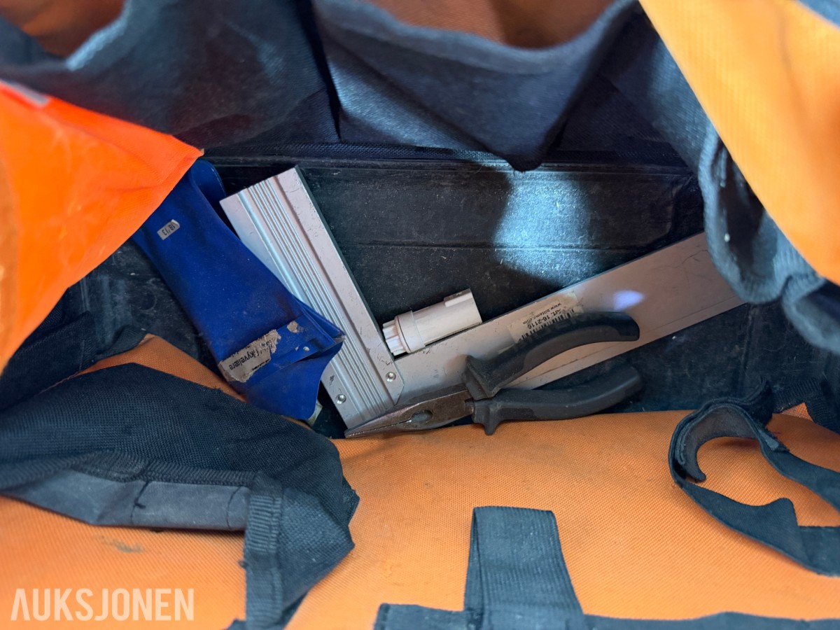3 verktøybager med VETO PRO PAC TECH PAC og elektrikerverktøy