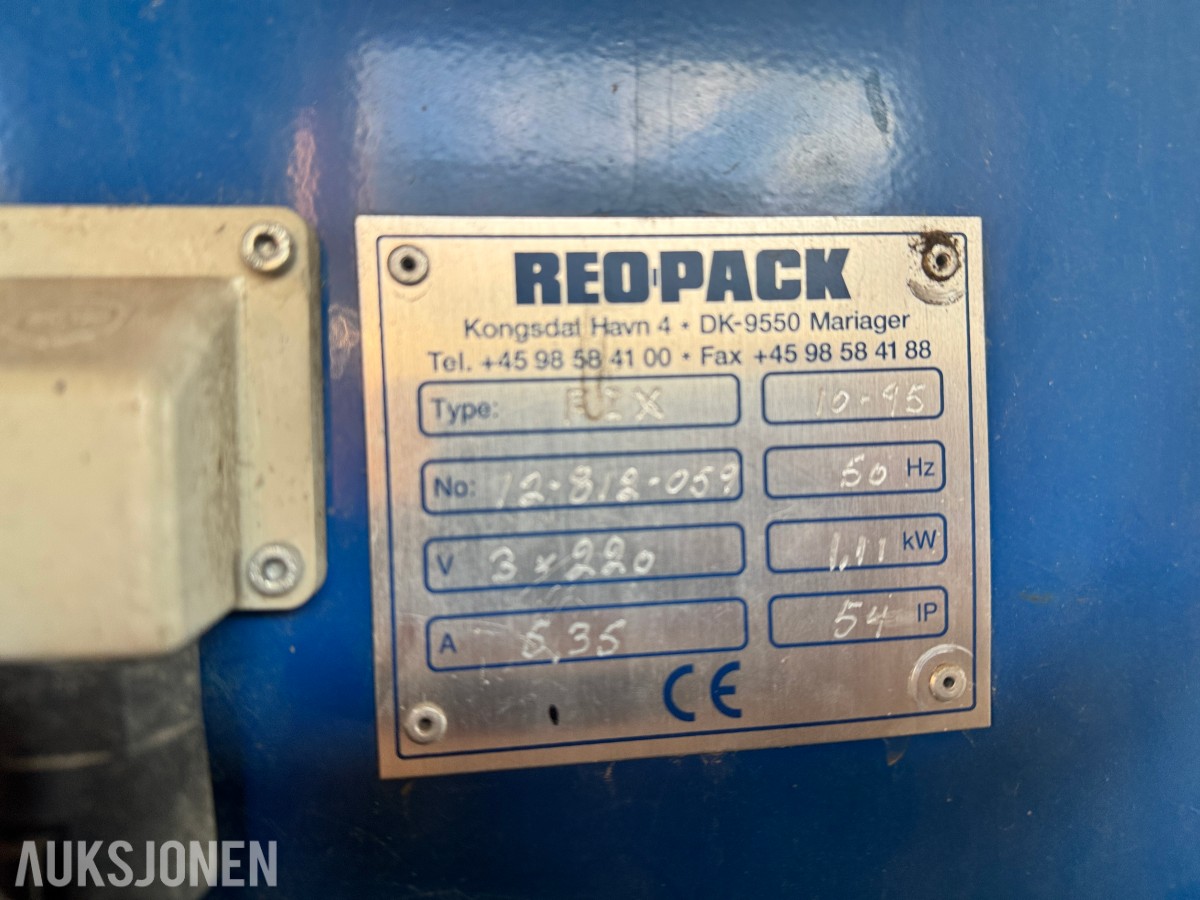Reo-Pack pakkemaskin for pall