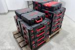 Parti Milwaukee transportkofferter og HD Boxes, uten innhold