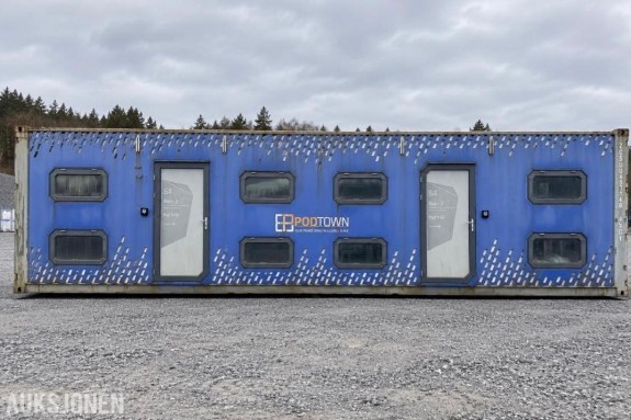 2011 Podtown - 16 senge plasser- container- AirBNB