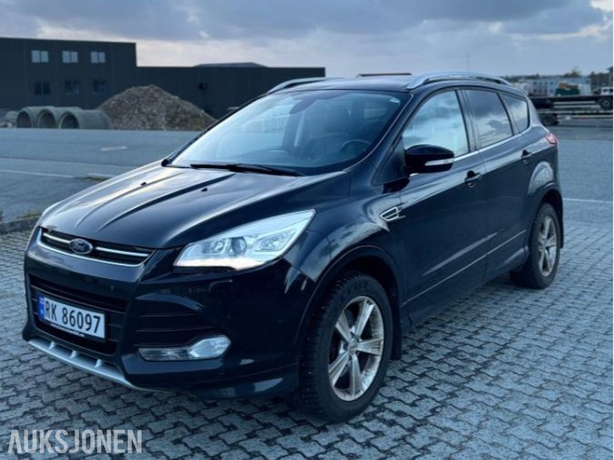 2015 FORD KUGA 2.0 TDCI 150HK AWD AUTOMAT SKINN HENGERFESTE