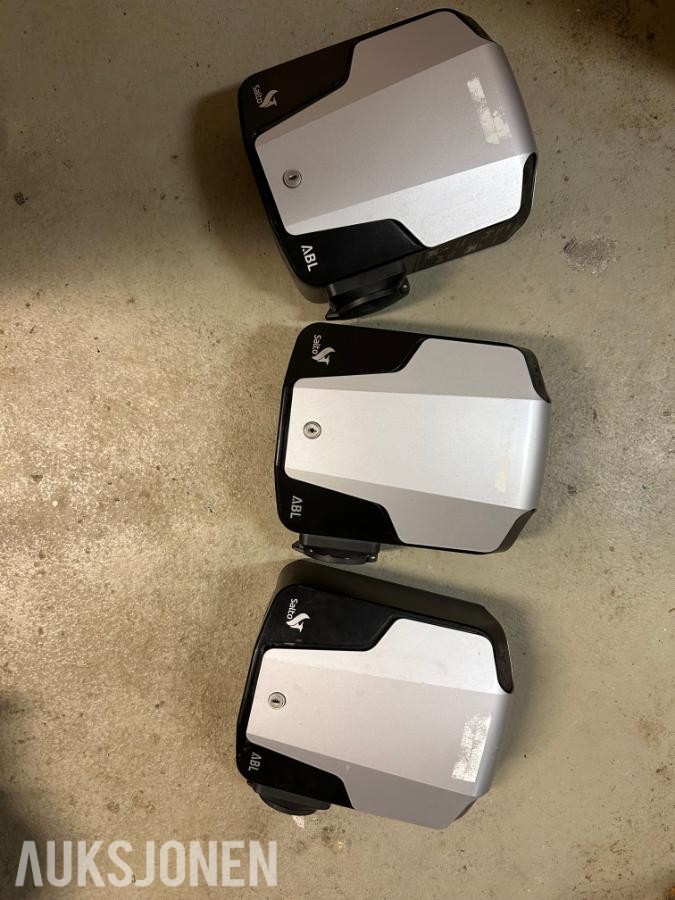 Pakke med 3 stk Defa / ABL Salto Elbilladere EVSA572