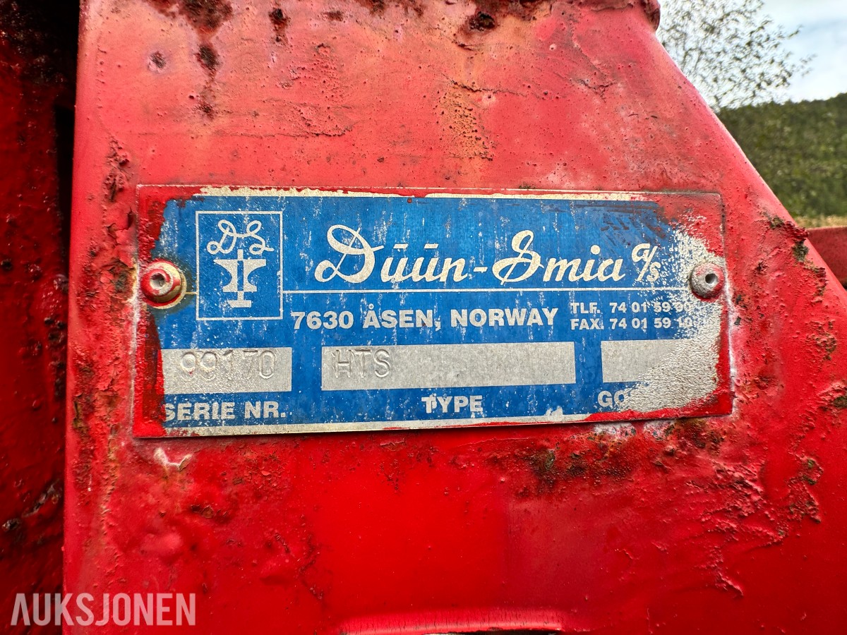 Duun HTS 244 brøyteskjær - Svingbart - Største arbeidsbredde 2440 cm