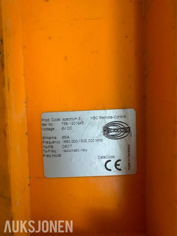 HBC-radiomatic Spectrum 3 – industriell radiofjernkontroll / kranstyring