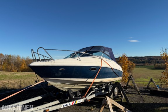 2006 Triton 225 - 22 fot - MerCruiser D-Tronic 165 diesel - 407 timer - Cabin med toalett - Kalori varmeapparat
