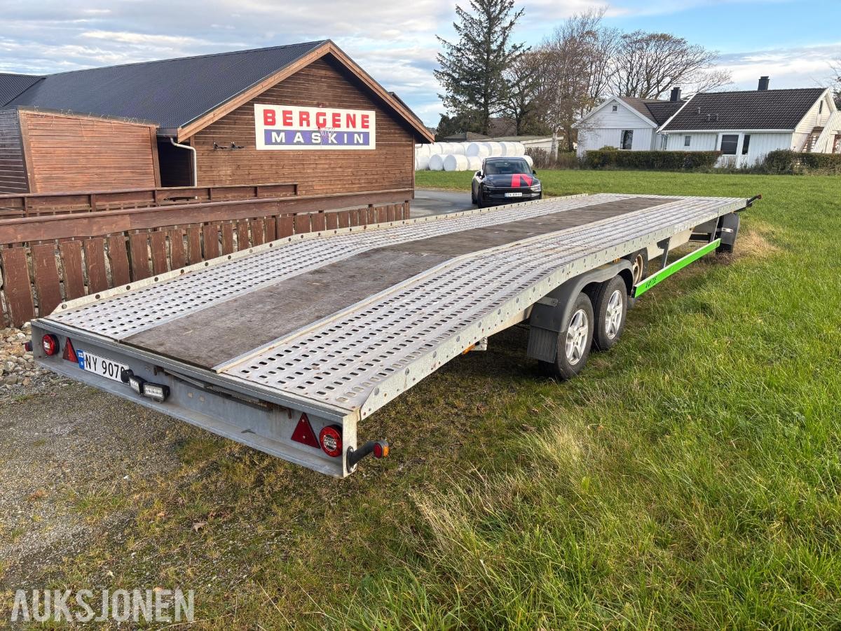 2015 Boro Multimax 3-akslet biltransporter med kjørebruer