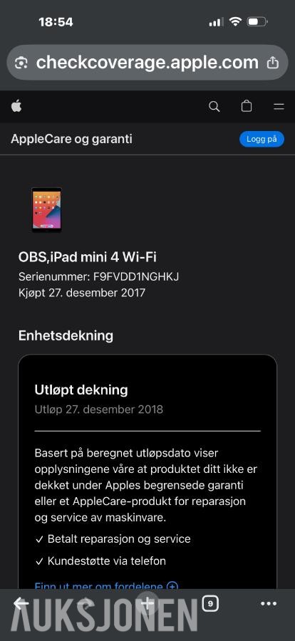 2017 iPad 4 mini