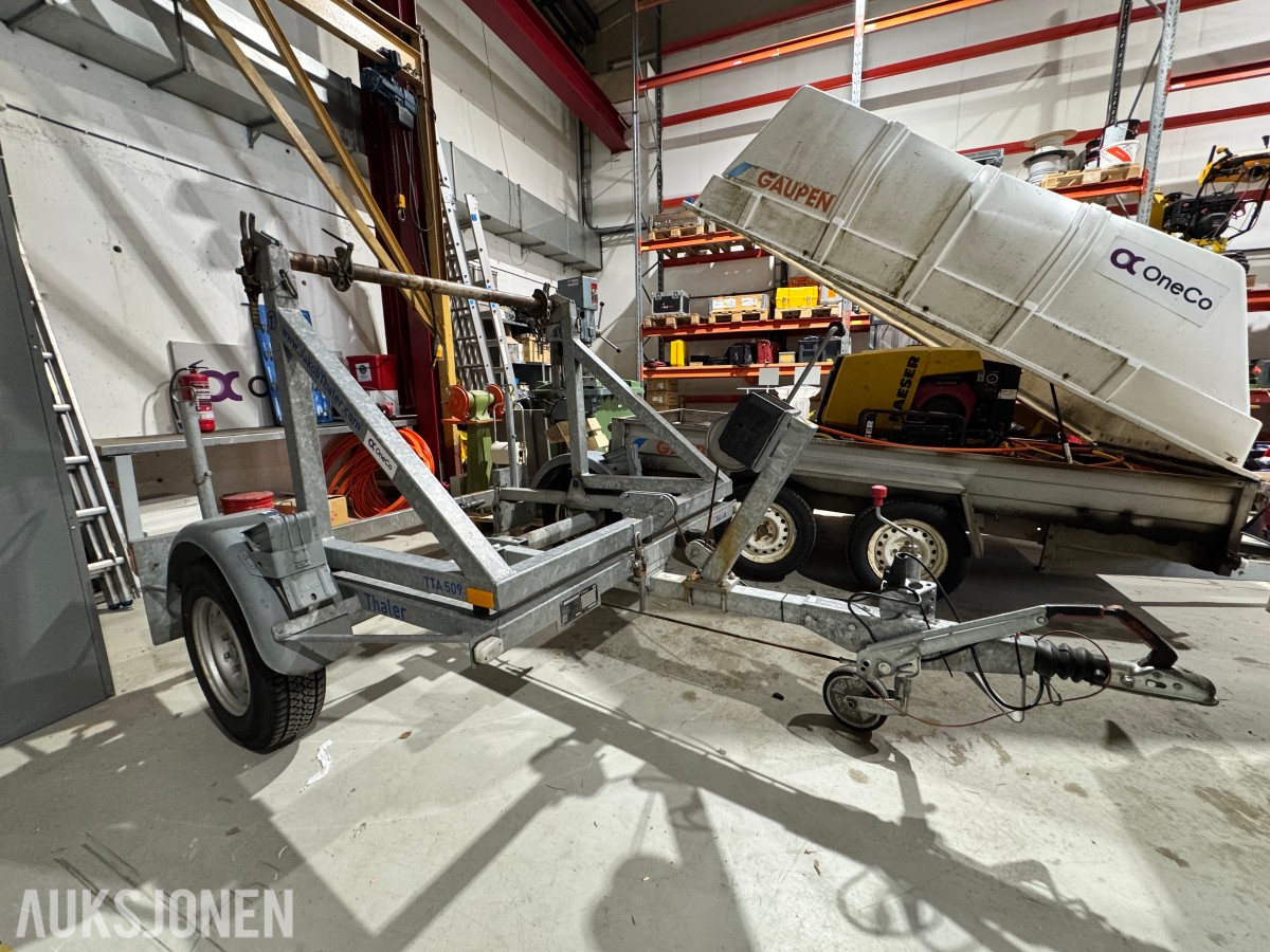2021 Thaler TTA509 kabeltrommelhenger - Maks nyttelast 1010 kg