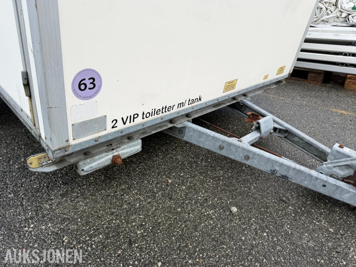 Scanvogn Toalettvogn, 2 toalettrom med tank - reparasjonsobjekt