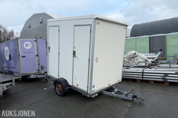 Scanvogn Toalettvogn, 2 toalettrom med tank - reparasjonsobjekt
