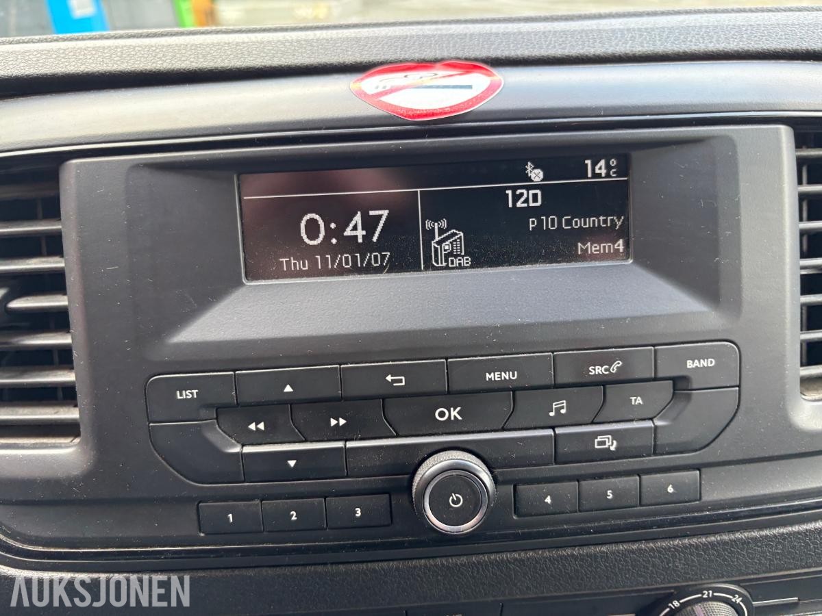 2017 TOYOTA PROACE 1.6-95 D Automat – Dobbeltgulv – 4 skuffer – Hengerfeste, 126643km