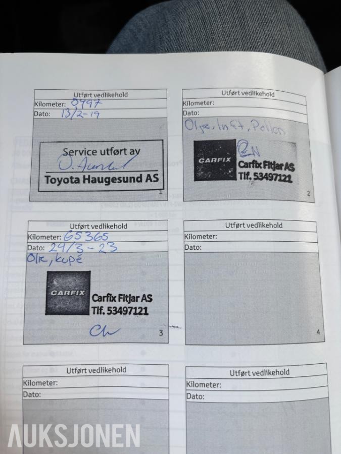 2017 TOYOTA PROACE 1.6-95 D Automat – Dobbeltgulv – 4 skuffer – Hengerfeste, 126643km