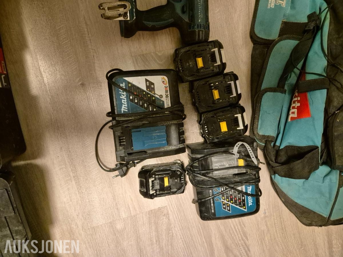 2019 parti med verktøy - Makita wurth Gipstrekker/Borhamme/drill/Slagskrutrekker/ sirkelsag