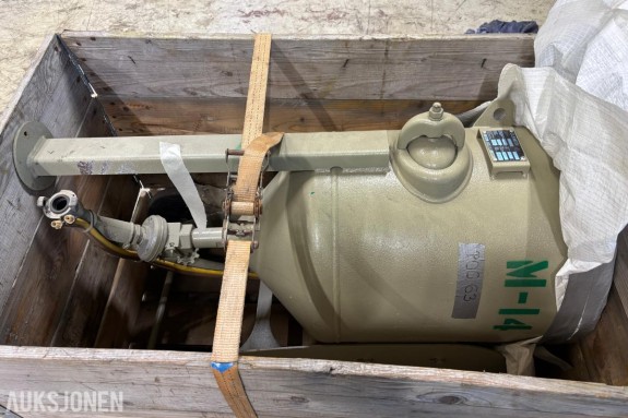 2022 CLEMCO 2040 blåseklokke 100 liter - 12Bar - Blåseslange