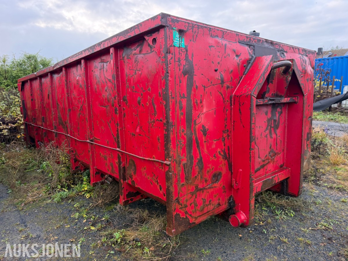 Krokcontainer i stål. *Rep objekt* 5,8 m.