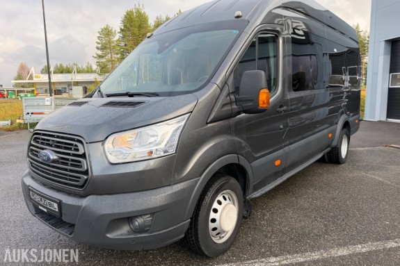 2017 mod. Ford Transit minibuss, 17 seter, 155 hk, 6 trinns manuell, KUN 61460 km.