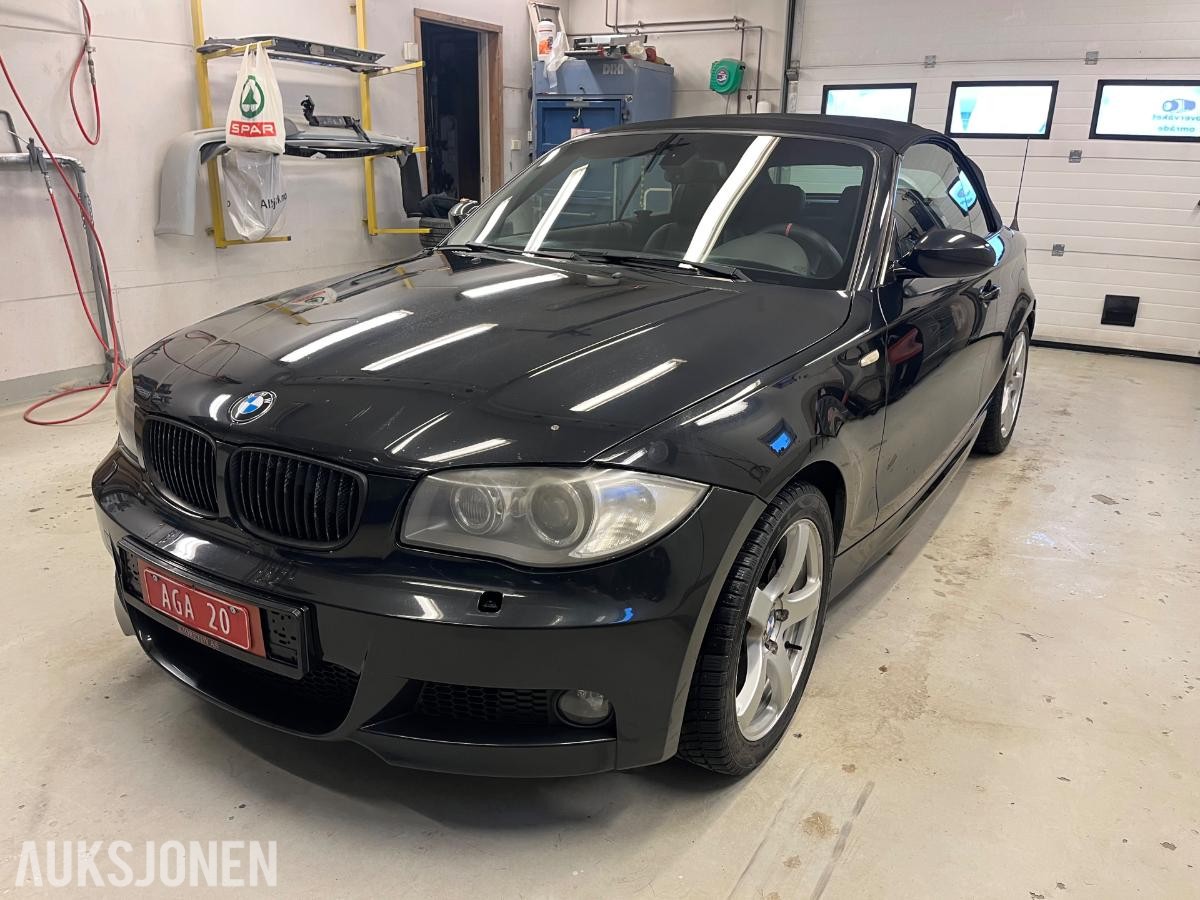 2008 BMW 1-serie 118i Cabriolet manuell, EU ok til 06.2028