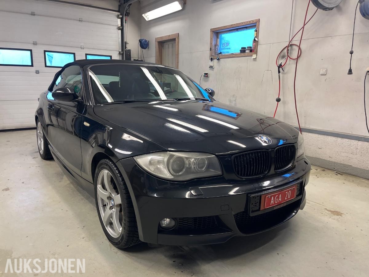 2008 BMW 1-serie 118i Cabriolet manuell, EU ok til 06.2028
