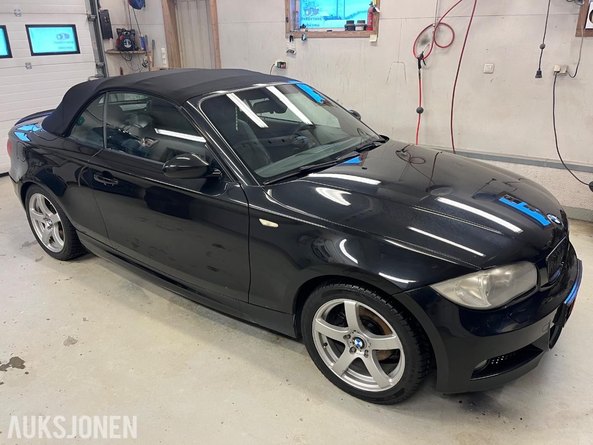 2008 BMW 1-serie 118i Cabriolet manuell, EU ok til 06.2028